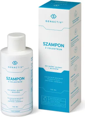 Productafbeelding van GENACTIV Shampoo met kolostrum, voor hoofdhuid en haar, 150 ml