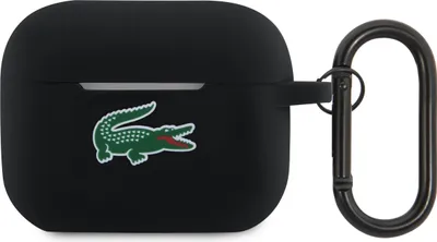 Produktbild von Lacoste Liquid Silicone Croc Logo Case pre AirPods Pro 2 čierne