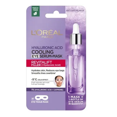 Obrázok produktu pre Maska pre oči L'Oreal Paris Revitalift Filler s kyselinou hyalurónovou, 11 g