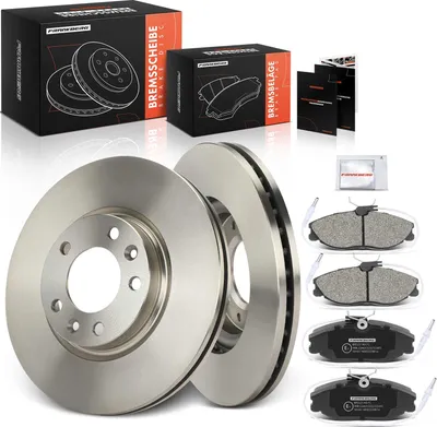 Image de Frankberg 2x disques de frein 4x plaquettes de frein avant pour Peugeot 607 9D 9U 2.0L 2.2L 2000-2006