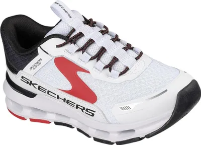 Produktbild von Skechers Slip-ins - Glide-Step Plus - Vista Lane Kinder Sport-Schlupfschuhe White/Black/Red, 404203L-WBKR
