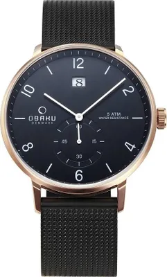 Produktbild von Obaku Rislen V190GDVBMB Herrenuhr Rislen