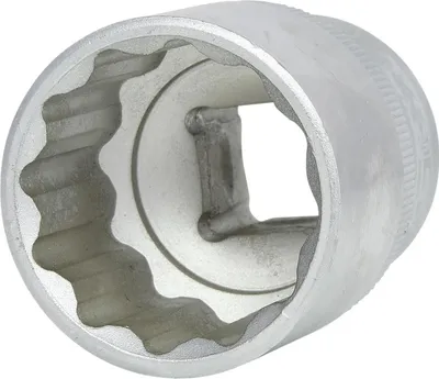 Produktbild von KS TOOLS 911.1585-E 1/2" 12-kant-Stecknuss, 27mm, auf Hänger