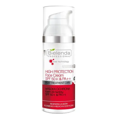 Immagine prodotto di Bielenda Crema viso alta protezione dopo i trattamenti SPF 50, 50 ml