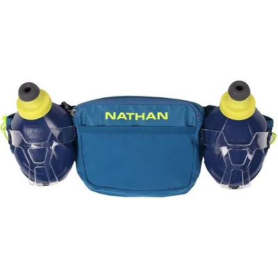 Produktbild von Nathan Trail MIX Plus 3.0 Laufgürtel/Trinkgürtel - Tiefblau / Neongelb