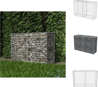 Produktbild von vidaXL Gabionenkorb Stahl 150×50×100 cm -  Zaunfelder