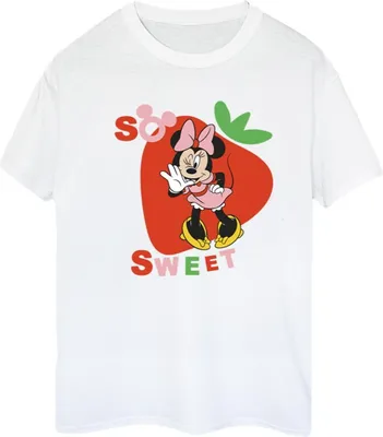 Produktbild von Disney - "So Sweet Strawberry" T-Shirt für Damen BI38905 (3XL) (Weiß)
