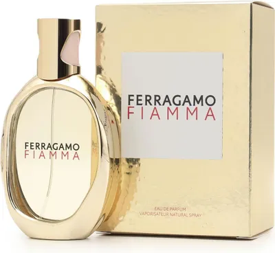 Produktbild von Salvatore Ferragamo Fiamma, Frauen, 50 ml, Flüssiges Parfüm, Ambrette, Kirsche (Frucht), Marigold, Nektarine, Birne, Safran, Damaszener Rose, Gardenia, Geißblatt, Jasmin, Ambrox, Moschus, Patschuli