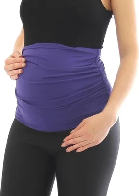 Immagine prodotto di Fascia addominale fascia addominale fascia addominale estensione pantaloni moda maternità viola