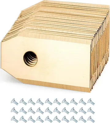 Immagine prodotto di Lame di ricambio per tosaerba robot Intirilife 30x in TITAN - Confezione da 30 lame con viti in acciaio inox per tosaerba robot compatibili con 105, 310, 315, 320/420/430x, R40I