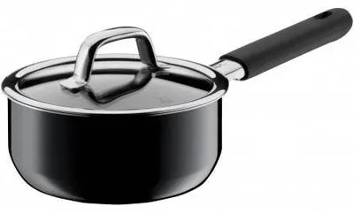 Obrázok produktu pre WMF FUSIONTEC 05.1525.5290, 1,3 L, Kolo, Čierna, Nerezová oceľ, Čierna, Keramický, Plyn, Halogén, Indukčná