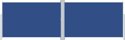 Obrázek produktu pro vidaXL Boční výsuvná markýza modrá 220x600 cm