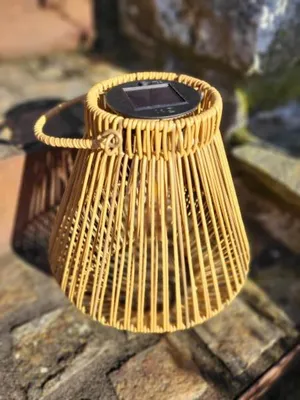 Produktbild von Boho Solar Windlicht Camilla, zum Hängen