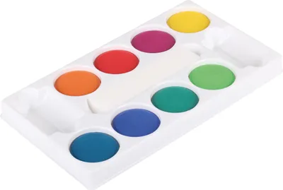 Produktbild von Aristo for Kids Rainbow-Set Farbkasten mit Näpfchen 8x44mm