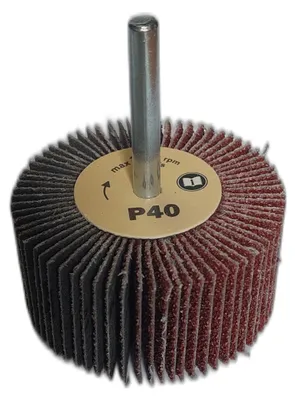 Produktbild von Germaflex Lamellenschleifscheibe 60x30x6mm Körnung 40 Dornschleifer