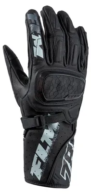 Produktbild von FLM Mandalika Racing Damen Lederhandschuh lang, Touchscreen-fähig