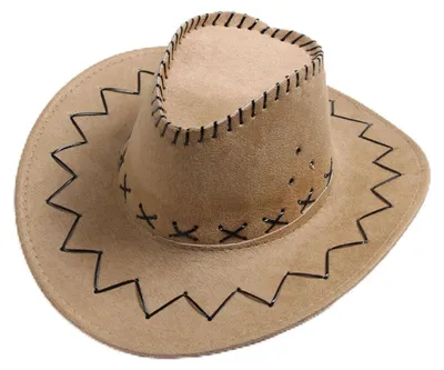 Image de Chapeau de cowboy à large bord pour adultes, idéal pour le carnaval