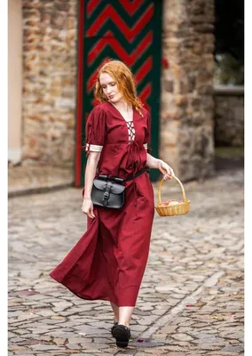 Produktbild von Sommerkleid Rot/Natur "Denise" L