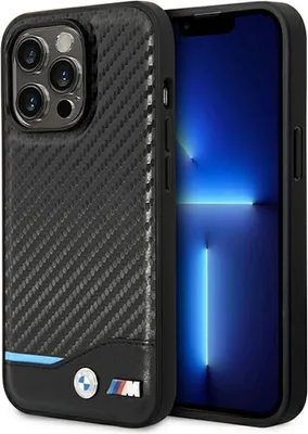 Produktbild von Etui Bmw Bmhcp14X22Nbck Iphone 14 Pro Max 6,7 Czarny/Schwarz Leder Carbon