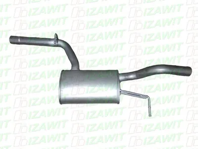Produktbild von IZAWIT 23.162 Mittelschalldämpfer Schalldämpfer für VW Passat Variant (3C5) Passat Variant (365) Passat Limousine (3C2) Passat CC (357) CC (358)