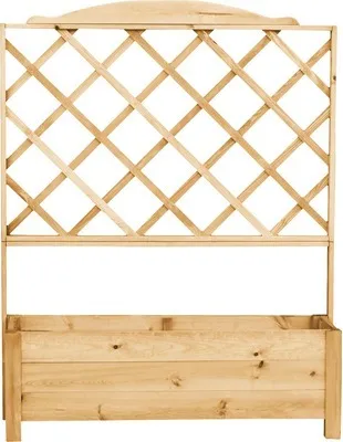 Produktbild von Pflanzkübel Botanica Kiefer imprägniert 110 x 32 x 140 cm braun inkl. Rankgitter