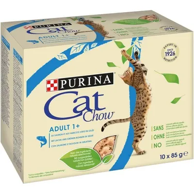 Produktbild von Purina Adult 1+, Adult, Lachs, 85 g