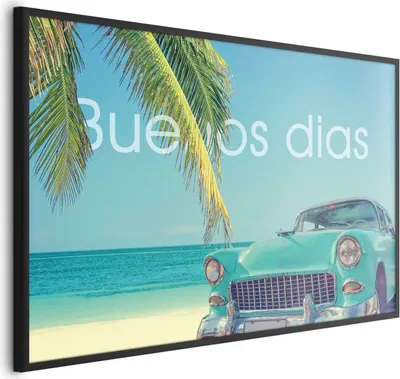 Produktbild von Posterpapier Poster - Buenos Dias 30x21 cm Text c-C-0216-ao-a