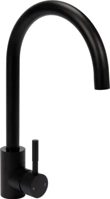 Produktbild von Küchenarmatur Steely, schwarz 26cm, Wasserhahn, Spültischarmatur, Mischbatterie