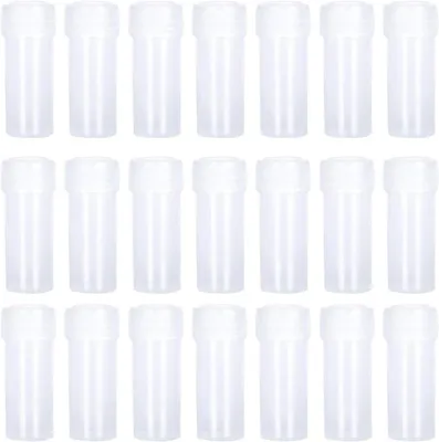 Obrázek produktu pro Plastové zkumavky, objem 5 ml, 25 kusů, průhledné, určené pro skladování