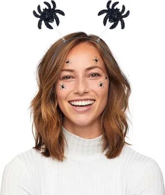 Produktbild von Haarreif Spinnen schwarz