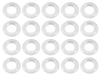 Silikon O-Ringe 20 Stück 6x3x1,5 mm Dichtung weiß