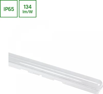 Produktbild von Spectrum LED LIMEA GO HERMETIC 50W 120cm Feuchtraumleuchte 6700lm Wannenleuchte IP65 IK07 Neutralweiß 4000K