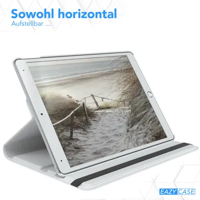 Produktbild von EAZY CASE - Tablet Hülle für Apple iPad Pro 10,5" (2017) Schutzhülle, Tablet Case 360° drehbar in Weiß