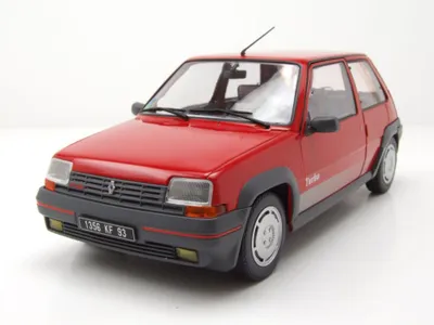 Produktbild von Solido 421186332 Renault 5 GT Turbo 1985 rot 1:18