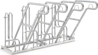 Produktbild von Fahrradständer mit Anlehnbügel 4604 | 4 Räder einseitig | RA 350mm