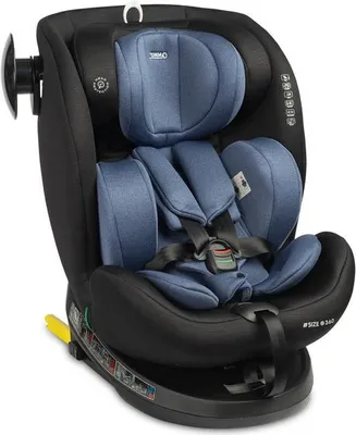 Image de CARETERO siège auto enfants siège auto Commo, ISOFIX, 40-150cm, bleu marine