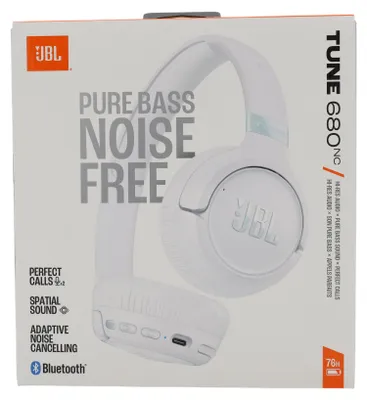 Produktbild von JBL JBLT680NCWHT On-Ear Kopfhörer, Weiß