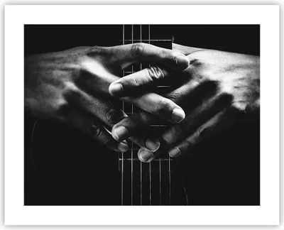 Produktbild von Poster - Poster ohne Rahmen - Gitarre Musiker Musik - 50x40 cm - Wand Bild - Wanddeko - Wandbilder - Kunstposter - Wandposter - Bilder - Kunstdruck - Wanddekoration - Wandbild - P2XAA50x40-4960
