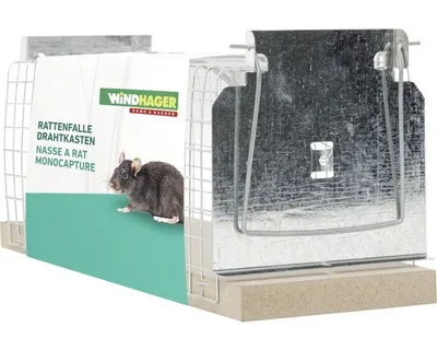 Immagine prodotto di Trappola per topi a filo Windhager 26 x 9,5 x 9,2 cm trappola viva riutilizzabile