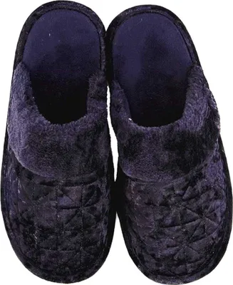 Immagine prodotto di Keanu - Pantofole da donna in velluto TC342 (35,5 EU - 37 EU) (Nero)