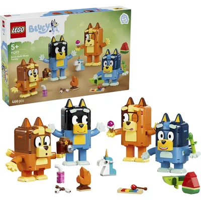 Zdjęcie produktu dla LEGO Rodzina Blue z klocków, Zestaw do budowania, 5 lat(a), Plastik, 466 szt., 1,2 kg