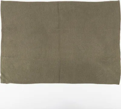 Produktbild von Küchenhandtuch aus Baumwolle gestrickt einfarbig olivgrün 50x70