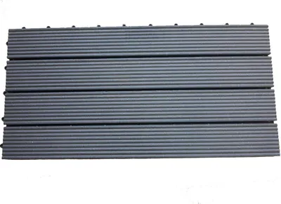 Produktbild von TrendLine WPC-Klickfliese 60 x 30 x 2,1 cm schwarz 5 Stück