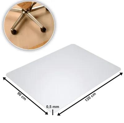 Zdjęcie produktu dla Kondela Ochronna mata podłogowa Ellie New Type 2 90x120 cm - przezroczysta