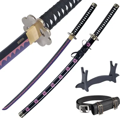 Produktbild von Bambus Anime Katana Cosplay Schwert, Katana Inspiriert Roronoa Zoro One Piece Schwert 105cm 41 Zoll eine Vielzahl von Stilen JT10511RD-2