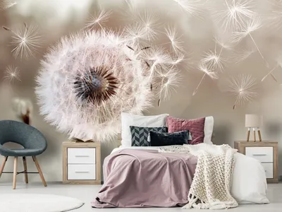 Produktbild von Vlies Fototapete PusteBlumen 400x280 cm Tapeten Wandtapete XXL Blumen Natur Abstrakt b-C-0960-a-a