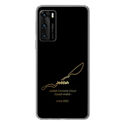Produktbild von MuchoWow® Handyhülle Schutzhülle Hülle für Huawei P40 Dschidda - Formel 1 - Rennstrecke Silikon Softcase Handy Hülle - Handytasche