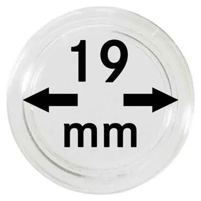 Produktbild von Lindner 2251019 Münzkapseln 19 mm-100er Pack