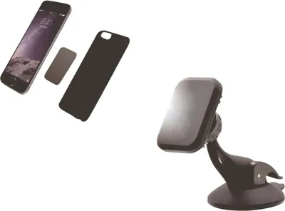 Produktbild von 2GO DESK MAG, Handy/Smartphone, Passive Halterung, Auto, Tisch/Bank, Schwarz
