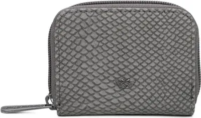 Produktbild von Fritzi aus Preußen Geldbörse Suede Snake Wani Wallet Dark Stone grau
